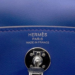 Hermes Lindy Verso Blue Royale Bamboo Swift U Engraved 2way Shoulder Bag