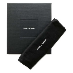 Saint Laurent Wallet/Coin Case 5 Fragment Zip Pouch 458589 Coin Purse Business Card Case/Card Black