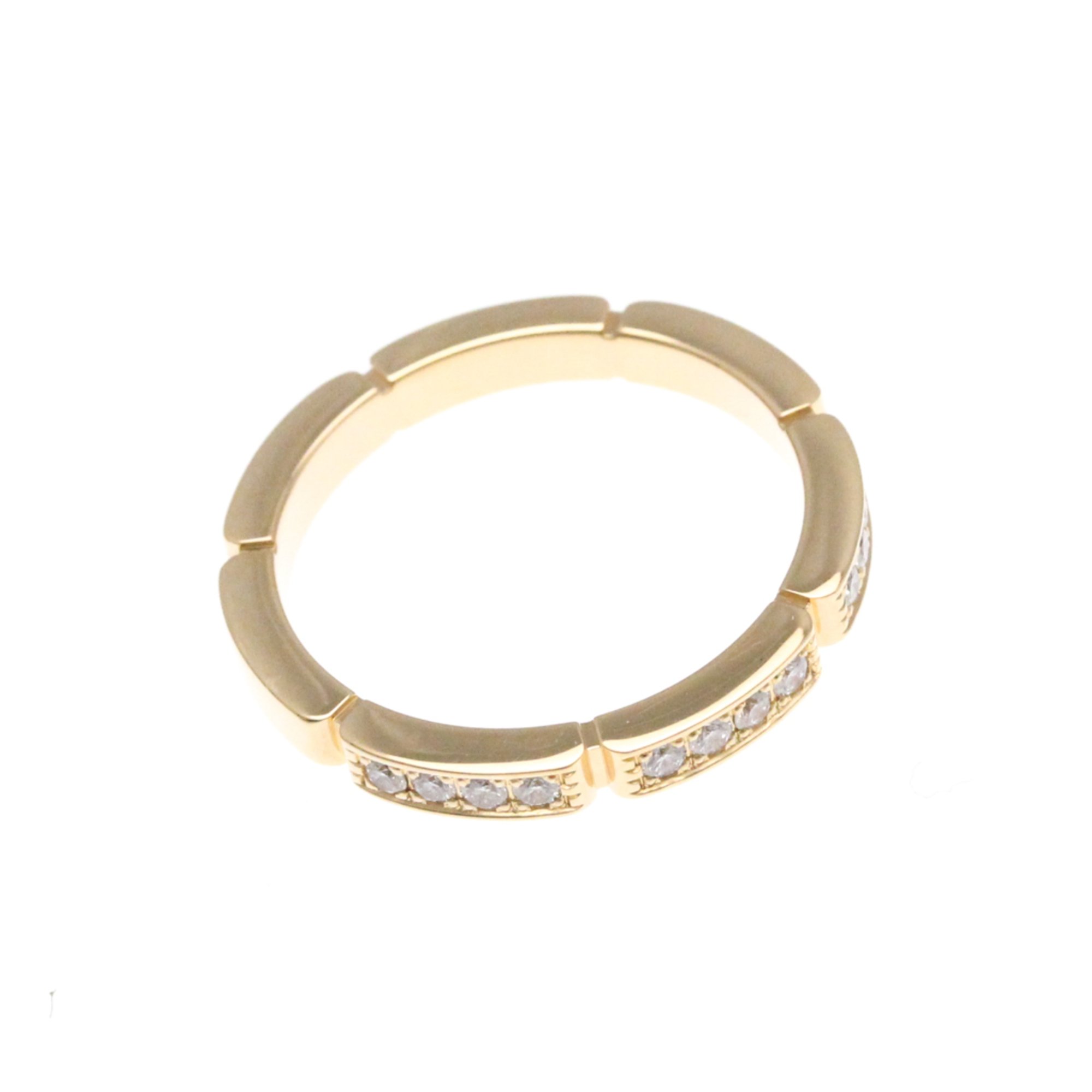 Cartier Maillon Panthere Pink Gold (18K) Fashion Diamond Band Ring Pink Gold