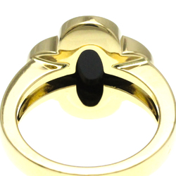 Van Cleef & Arpels Pure Alhambra Ring Yellow Gold (18K) Fashion Diamond,Onyx Band Ring Gold