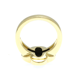 Van Cleef & Arpels Pure Alhambra Ring Yellow Gold (18K) Fashion Diamond,Onyx Band Ring Gold