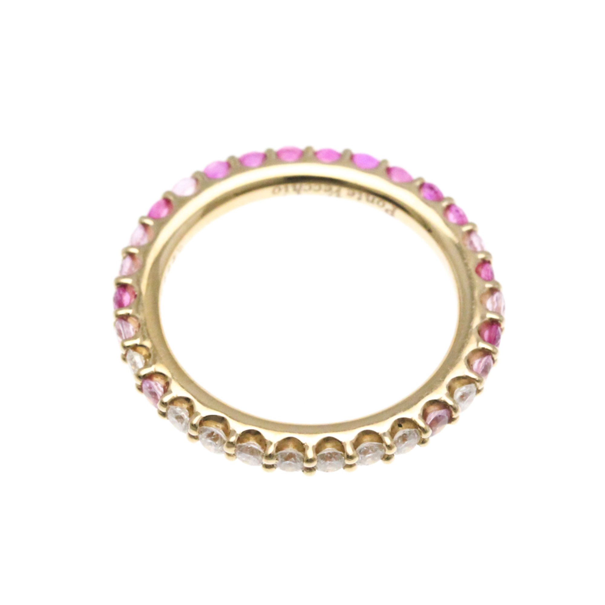 Ponte Vecchio Pink Gold (18K) Fashion Diamond,Sapphire Band Ring Pink Gold