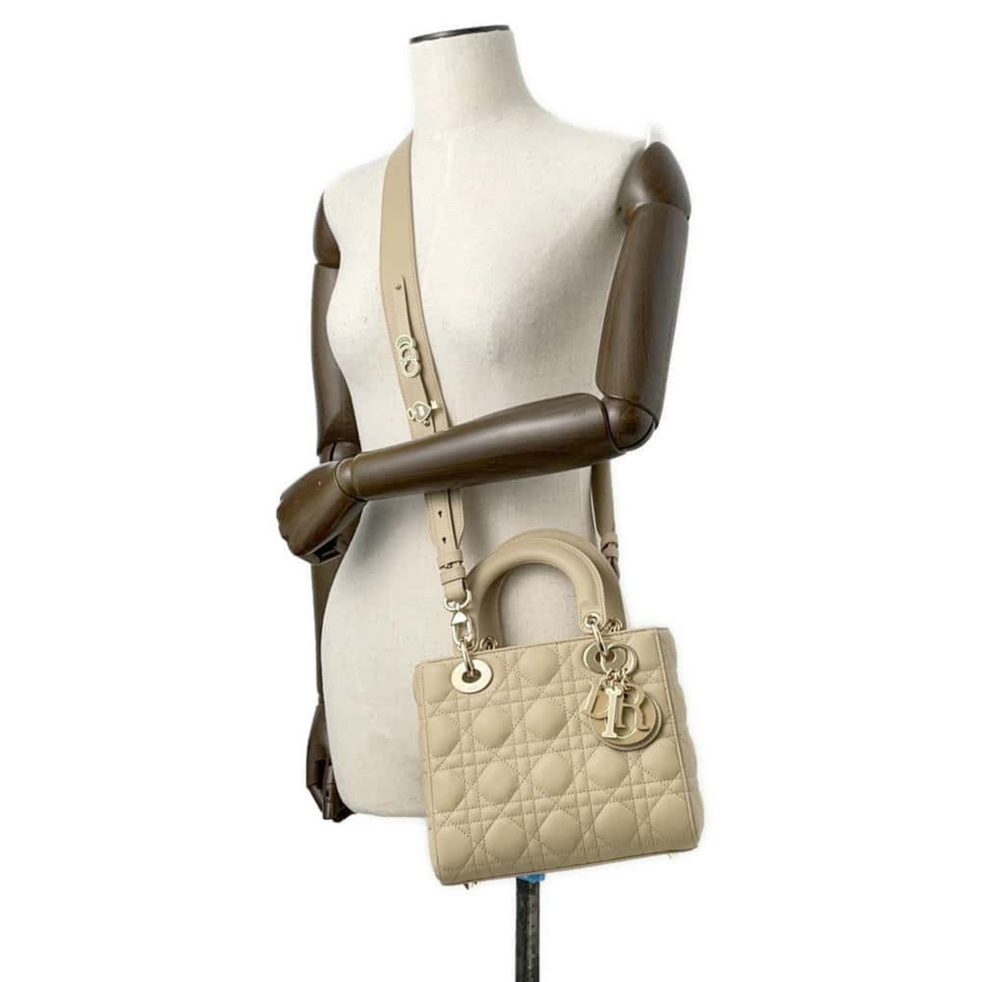 Christian Dior Handbag Lady My ABC Cannage M0538OCEA 2way Shoulder Bag