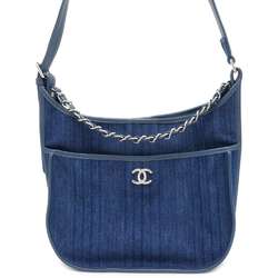 Chanel Shoulder Bag Matelasse Coco Mark Denim A57641 CHANEL