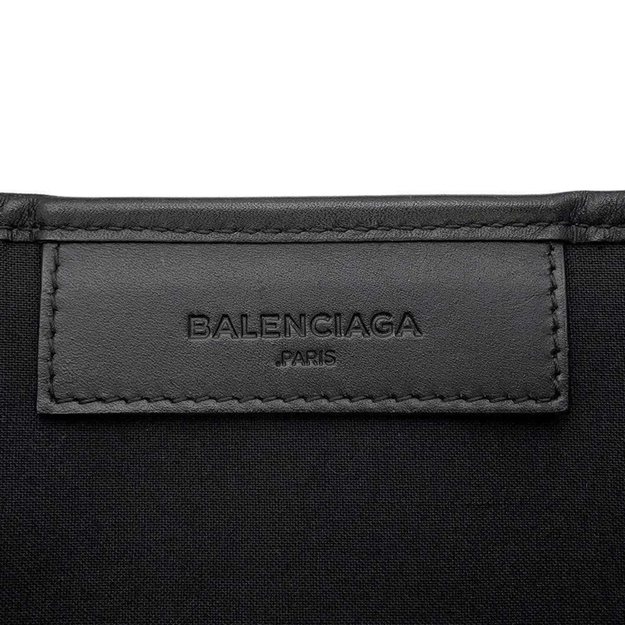 Balenciaga Tote Bag Navy Cabas S 339933 BALENCIAGA Small Size Stripe