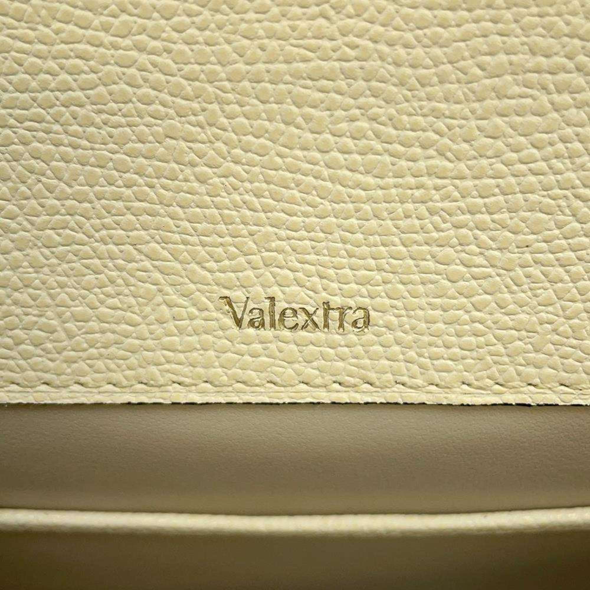 Valextra Handbag Iside Nomai Leather V5E36P 2way Shoulder Bag White