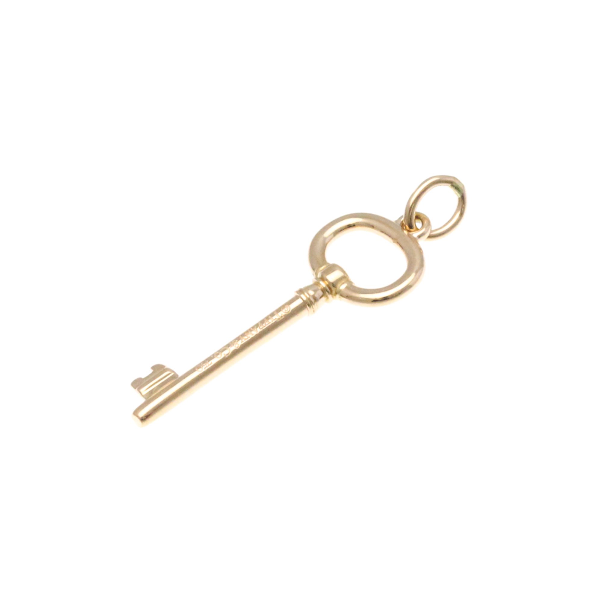 Tiffany Oval Key Pink Gold (18K) No Stone Men,Women Fashion Pendant Necklace (Pink Gold)