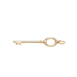 Tiffany Oval Key Pink Gold (18K) No Stone Men,Women Fashion Pendant Necklace (Pink Gold)