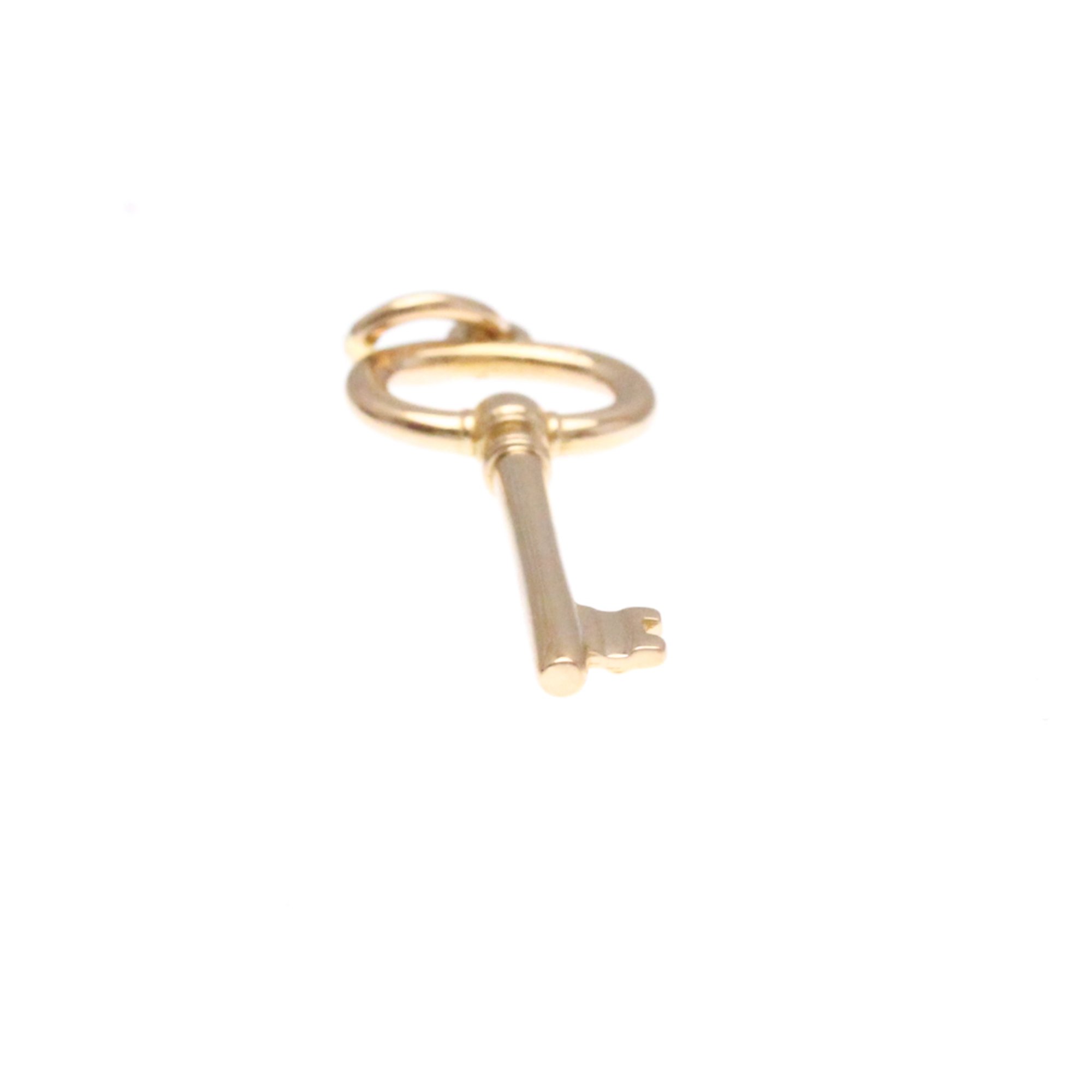 Tiffany Oval Key Pink Gold (18K) No Stone Men,Women Fashion Pendant Necklace (Pink Gold)