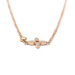 Louis Vuitton Pendentif Monogram Idylle Q93281 Pink Gold (18K) Diamond Women's Fashion Pendant Necklace (Pink Gold)