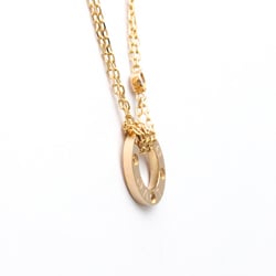 Cartier Love Circle Necklace B7224509 Pink Gold (18K) Diamond,Sapphire Men,Women Fashion Pendant Necklace (Pink Gold)