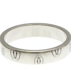 Cartier Happy Birthday White Gold (18K) Fashion No Stone Band Ring Silver