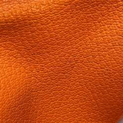 Hermes Long Wallet Bearn Soufflet Orange Chevre Mysore □ O Stamp HERMES