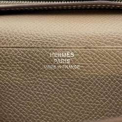 Hermes Long Wallet Bearn Soufflet Etoupe Epson A Stamp HERMES