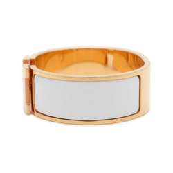 Hermes Bracelet Click H Clack GM White HERMES