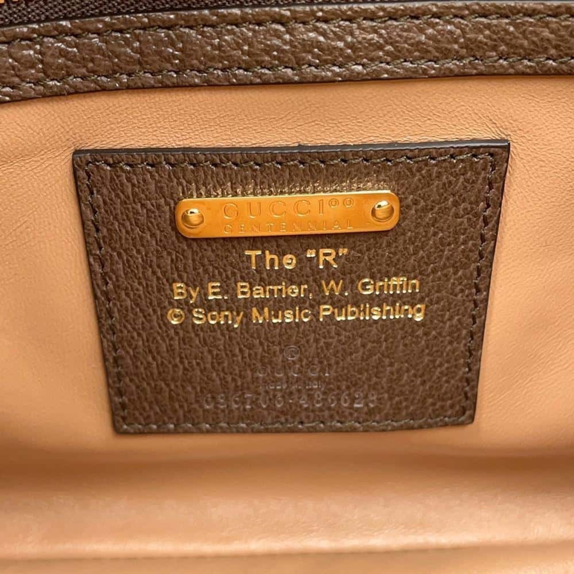 Gucci Shoulder Bag Jackie 1961 Barrier & W Griffin The R Small Canvas Leather 636706 2way