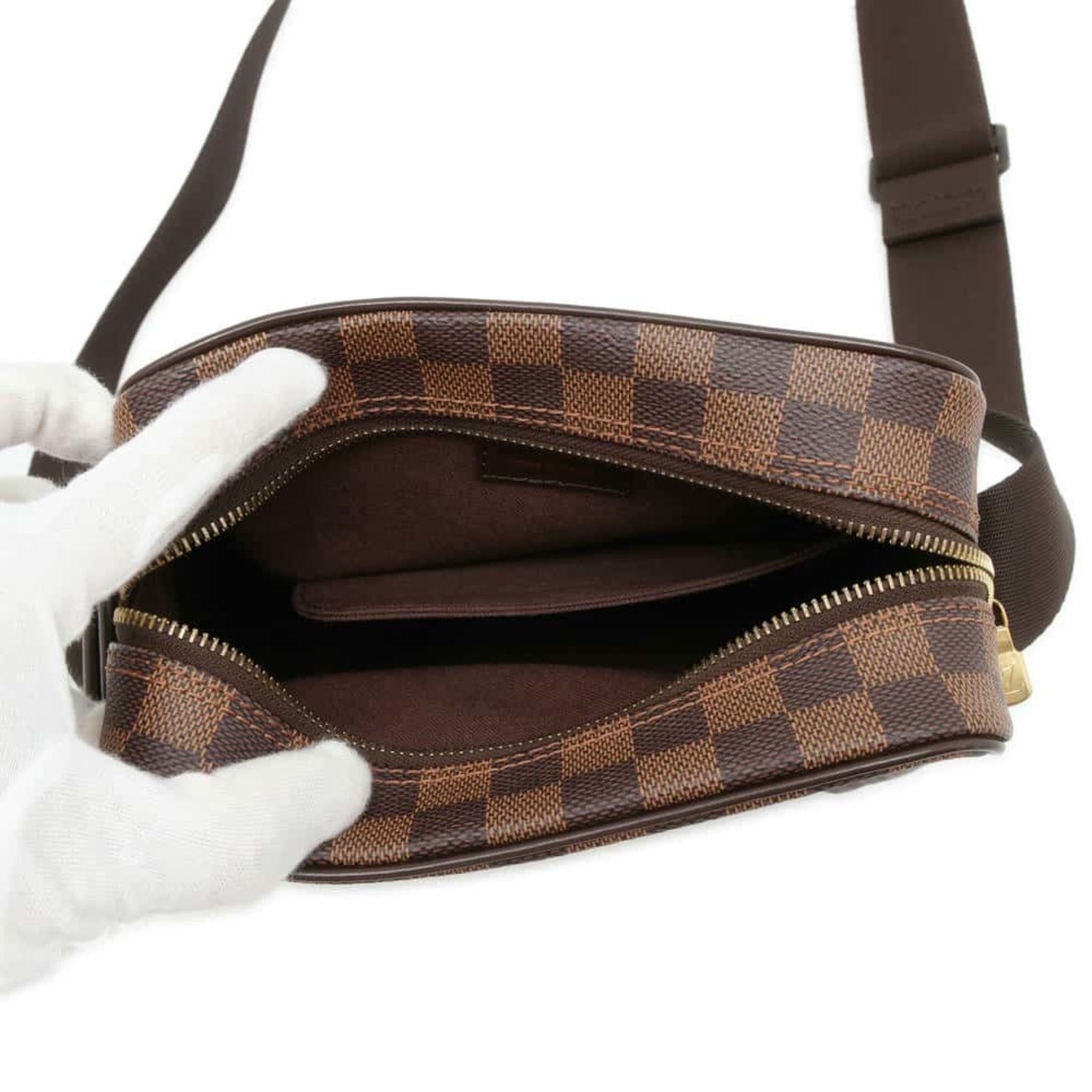 Louis Vuitton Shoulder Bag Damier Ebene Olaf PM N41442 LOUIS VUITTON Bags for Men