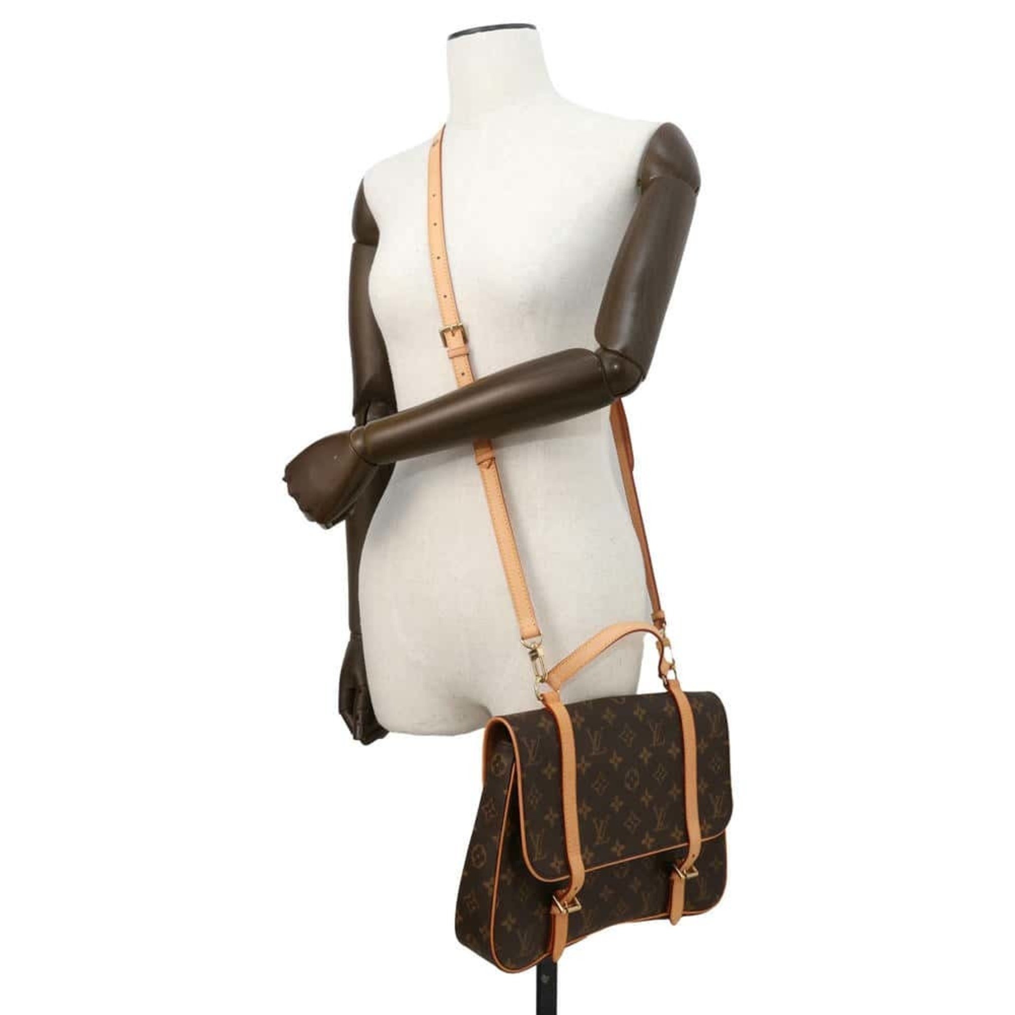 Louis Vuitton Backpack Monogram Marel Sacado M51158 LOUIS VUITTON 3way Shoulder Bag