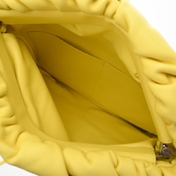 Bottega Veneta BOTTEGAVENETA Yellow 657952 Unisex Lambskin Shoulder Bag