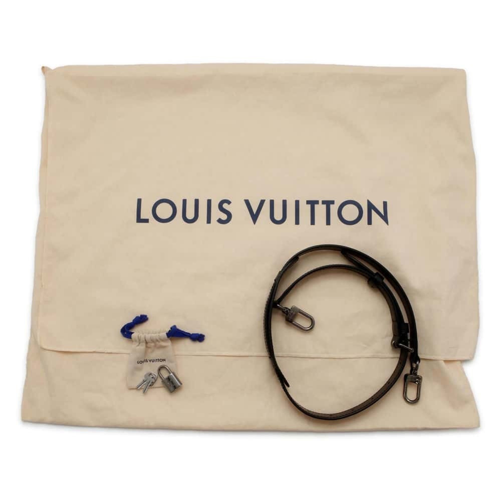 Louis Vuitton Boston Bag Monogram Eclipse Keybol Bandouliere 45 M40569 LOUIS VUITTON Black