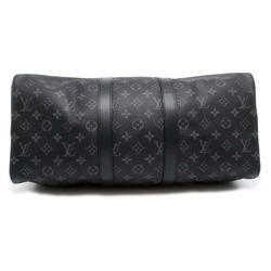 Louis Vuitton Boston Bag Monogram Eclipse Keybol Bandouliere 45 M40569 LOUIS VUITTON Black