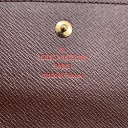 Louis Vuitton Wallet Damier Ebene Portefeuille Elise N61654 LOUIS VUITTON W Tri-fold