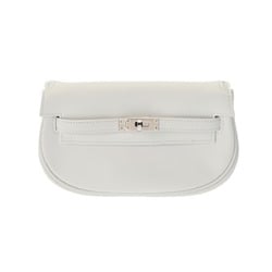 HERMES Kelly Move New White W Stamp (around 2024) Women's Swift Leather Shoulder Bag