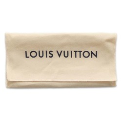 Louis Vuitton Long Wallet Monogram Eclipse Zipper Horizontal M11611 Black