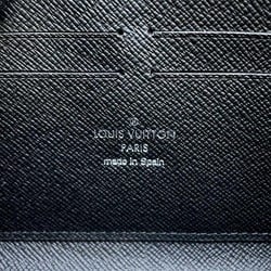 Louis Vuitton Long Wallet Monogram Eclipse Zipper Horizontal M11611 Black