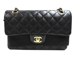 CHANEL Classic Small Handbag A01113 Black/G Hardware Lambskin F213 Women's