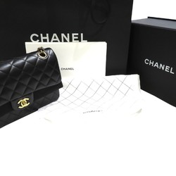 CHANEL Classic Small Handbag A01113 Black/G Hardware Lambskin F213 Women's