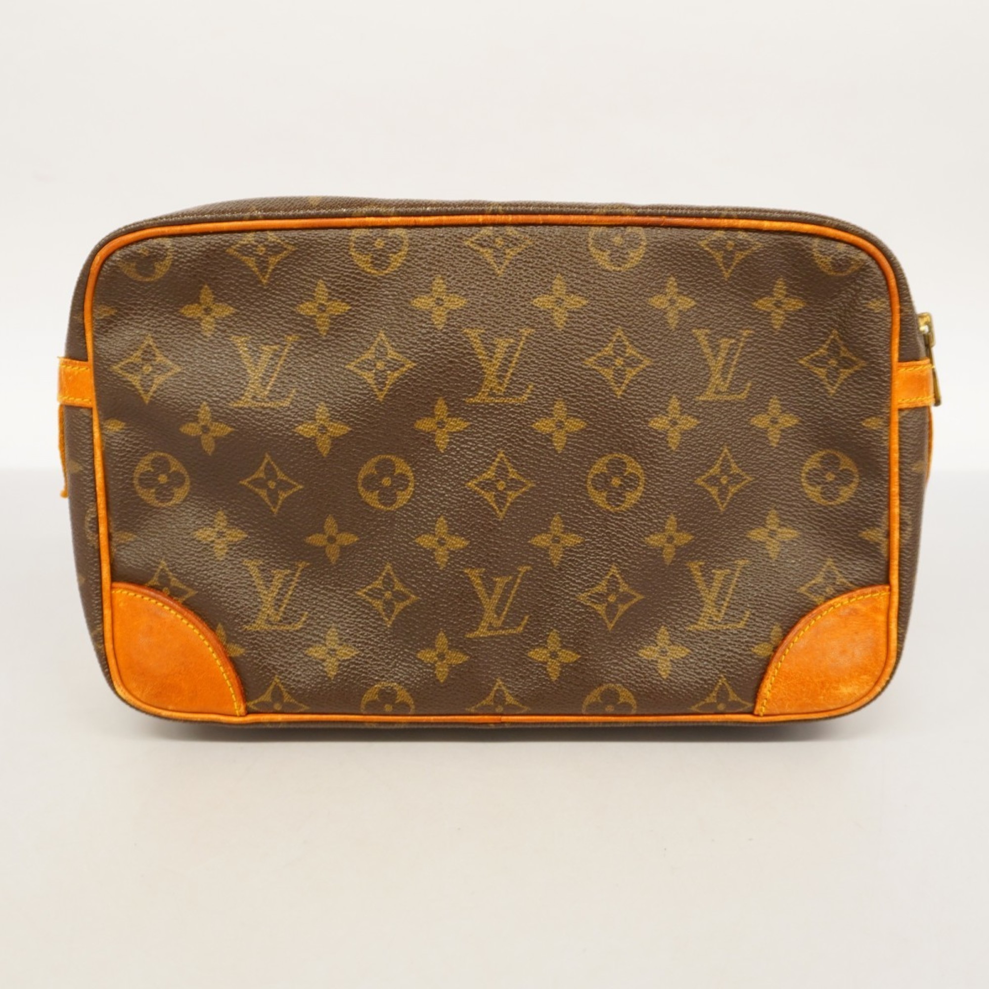 Louis Vuitton Clutch Bag Monogram Compiegne 28 M51845 Brown Women's