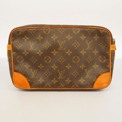 Louis Vuitton Clutch Bag Monogram Compiegne 28 M51845 Brown Women's