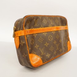 Louis Vuitton Clutch Bag Monogram Compiegne 28 M51845 Brown Women's