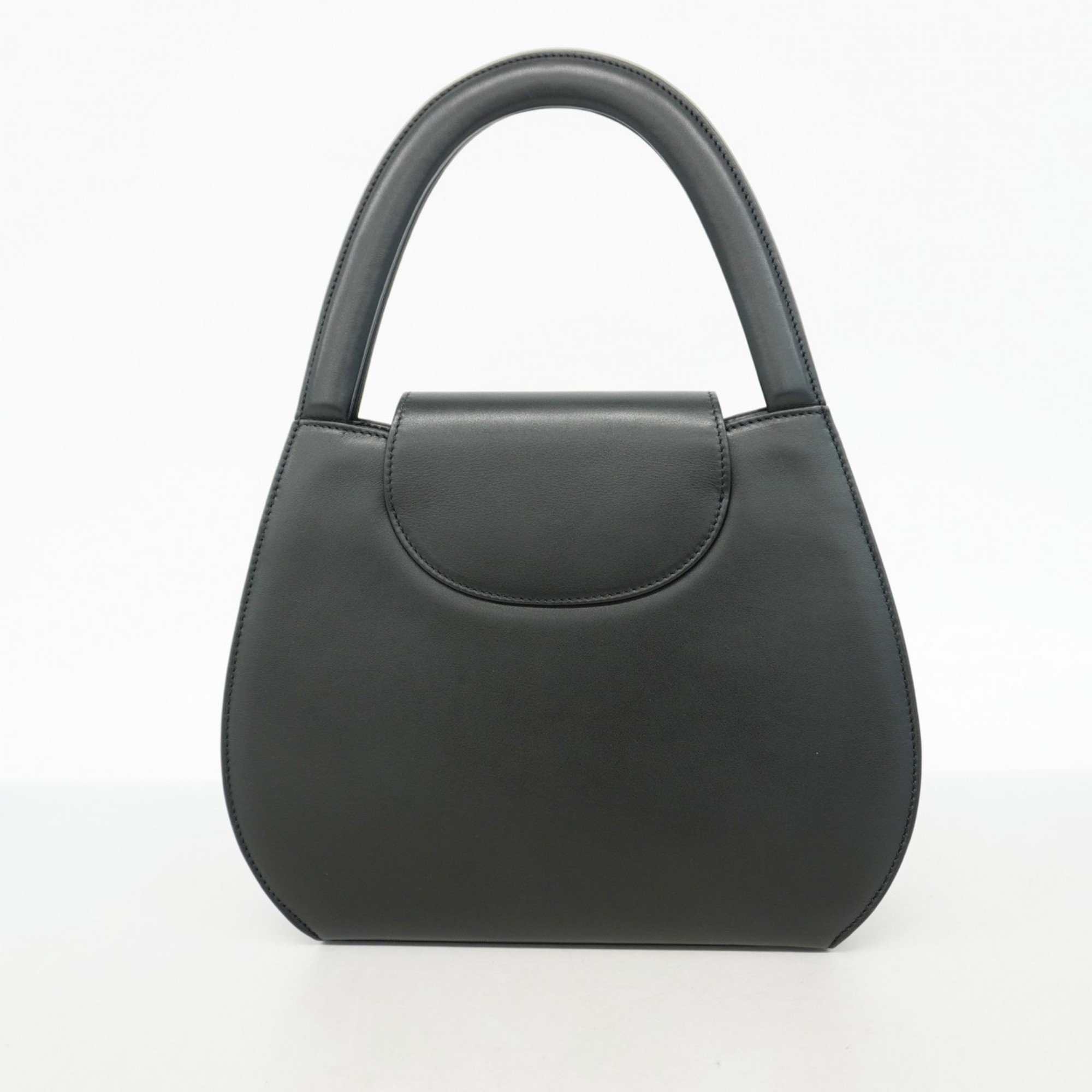 Cartier handbag panthere leather black ladies