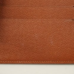 Louis Vuitton Tri-fold Long Wallet Monogram Porte Tresor International M61215 Brown Men's Women's