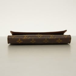 Louis Vuitton Tri-fold Long Wallet Monogram Porte Tresor International M61215 Brown Men's Women's