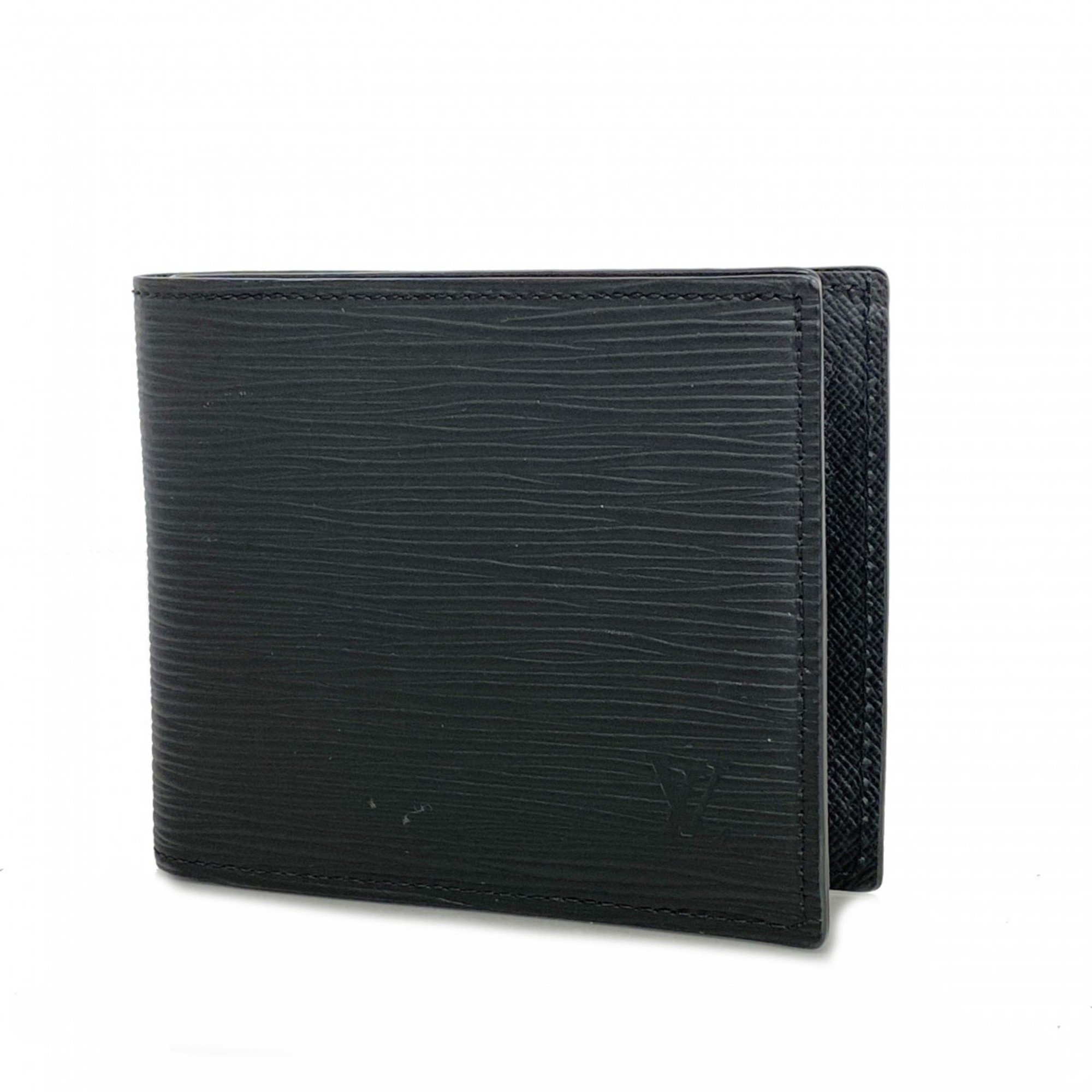 Louis Vuitton Wallet Epi Portefeuille Marco NM M62289 Noir Men's