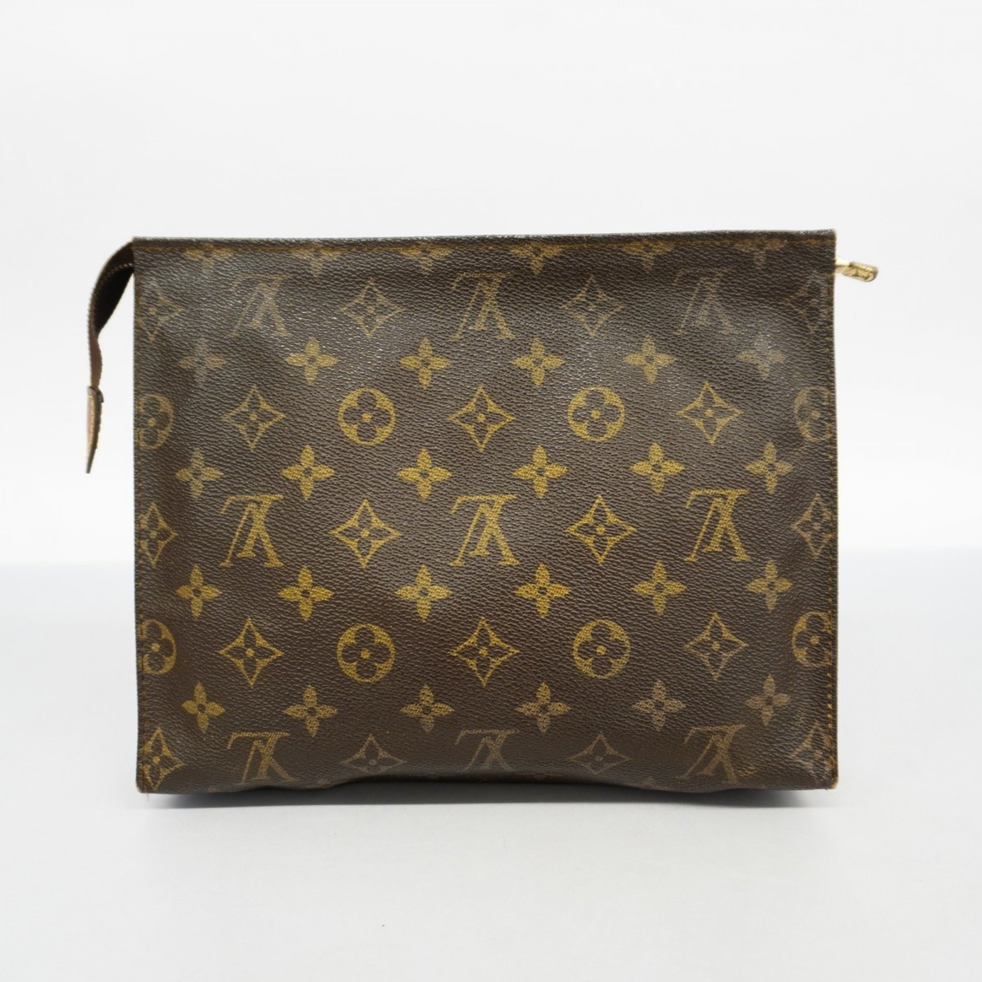 Louis Vuitton Pouch Monogram Poche Toilette 26 M47542 Brown Women's