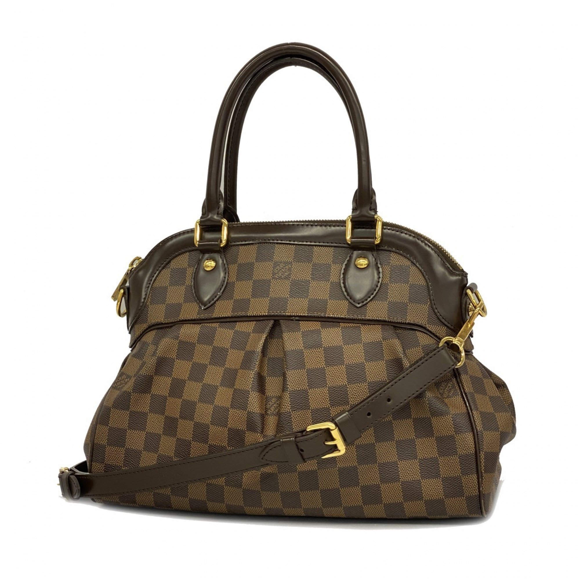 Louis Vuitton Trevi PM Handbag Damier N51997 Ebene Ladies