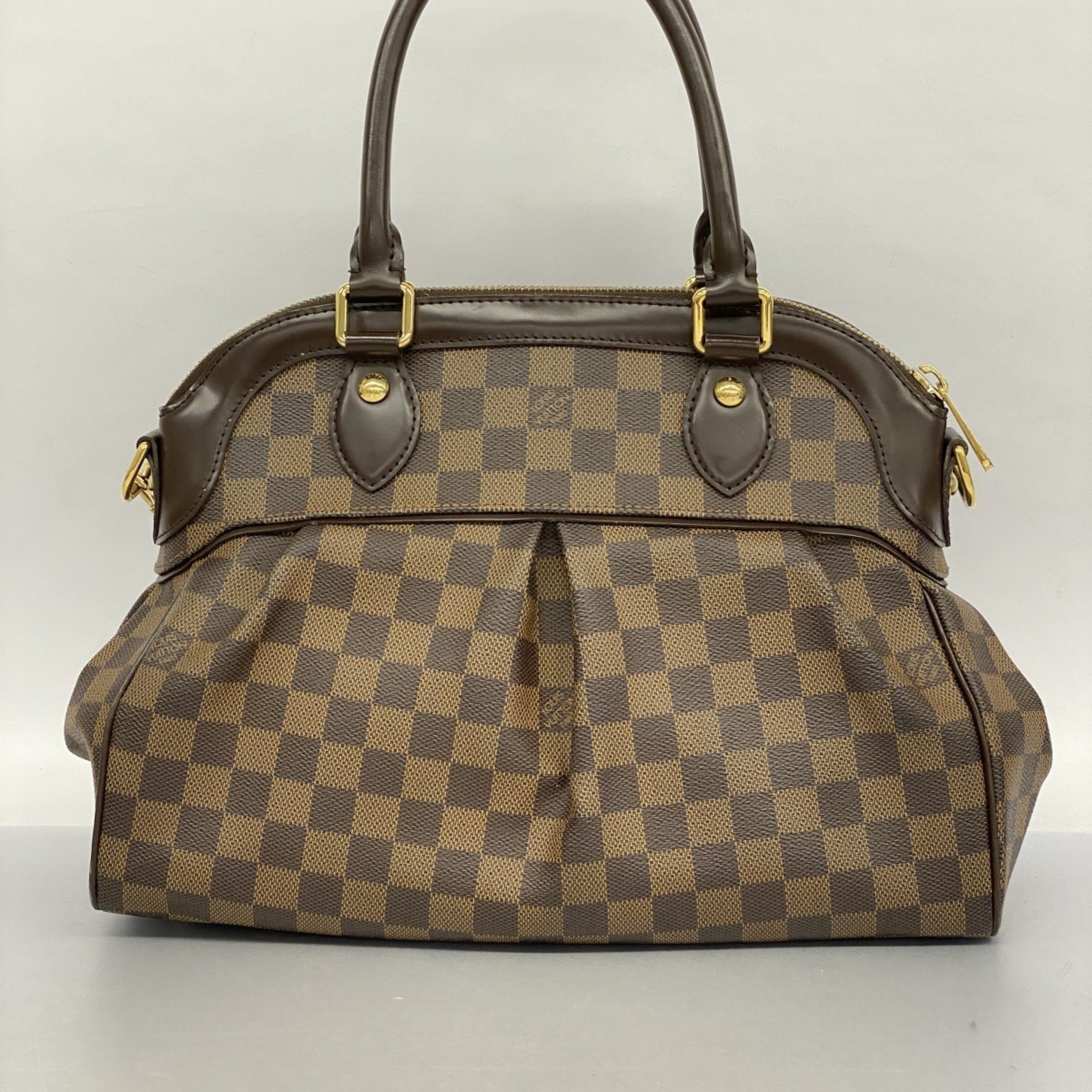 Louis Vuitton Trevi PM Handbag Damier N51997 Ebene Ladies