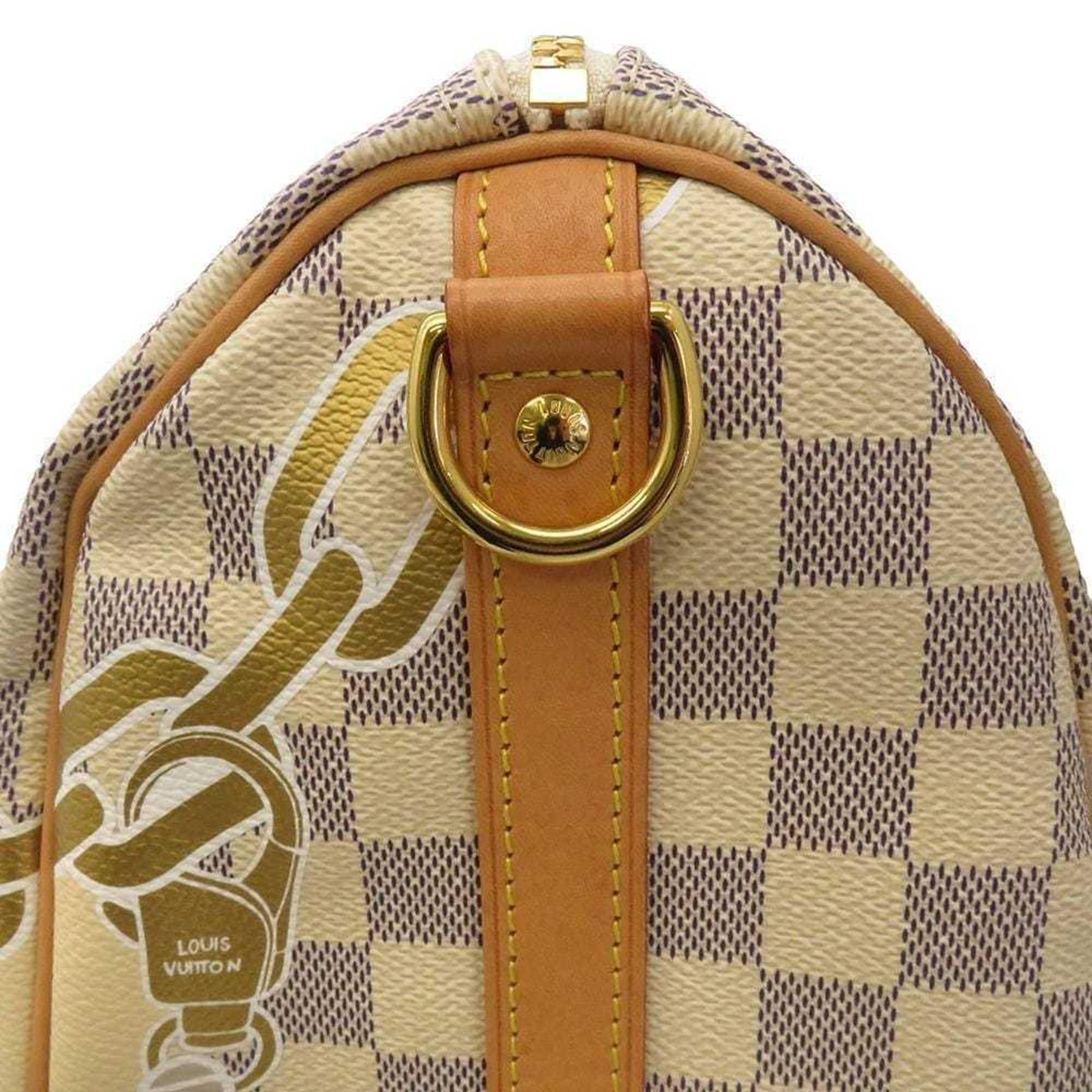 Louis Vuitton Handbag Damier Azur Speedy Bandouliere 25 Nautical N40473 2way Shoulder