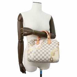 Louis Vuitton Handbag Damier Azur Speedy Bandouliere 25 Nautical N40473 2way Shoulder