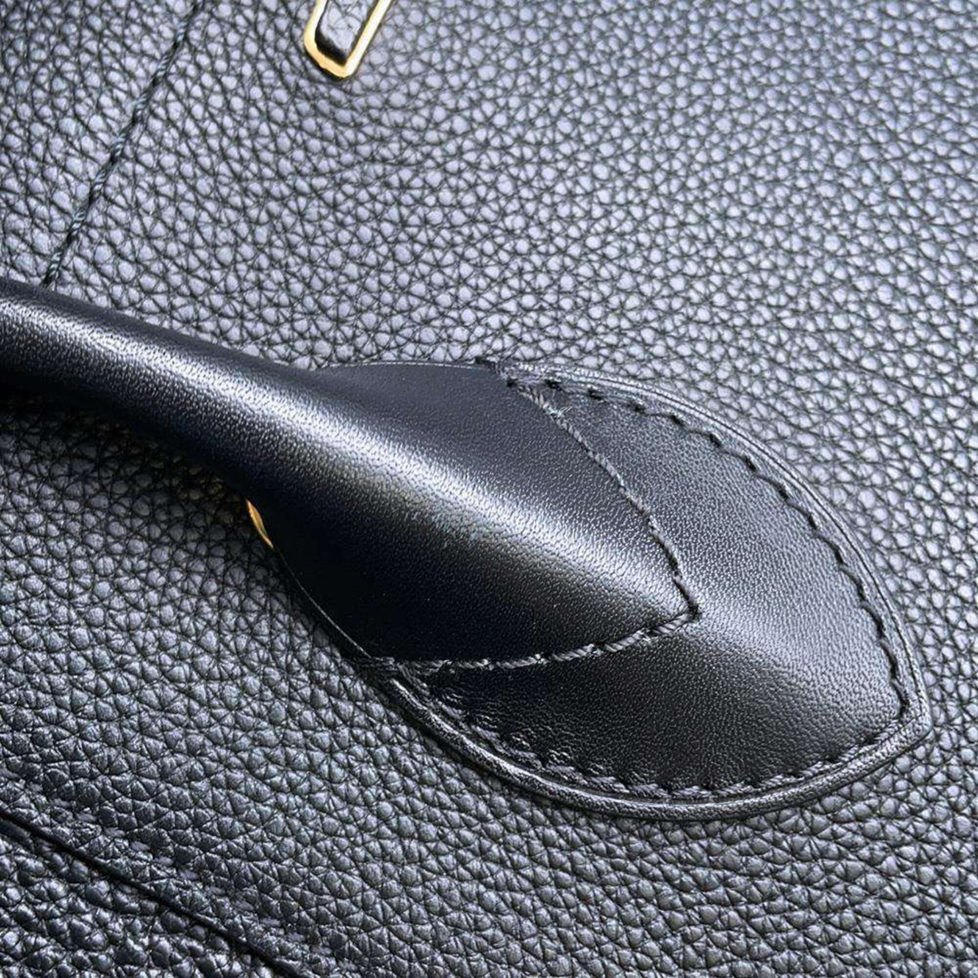 Louis Vuitton Tote Bag Calf Leather Freedom M54843 LOUIS VUITTON Black