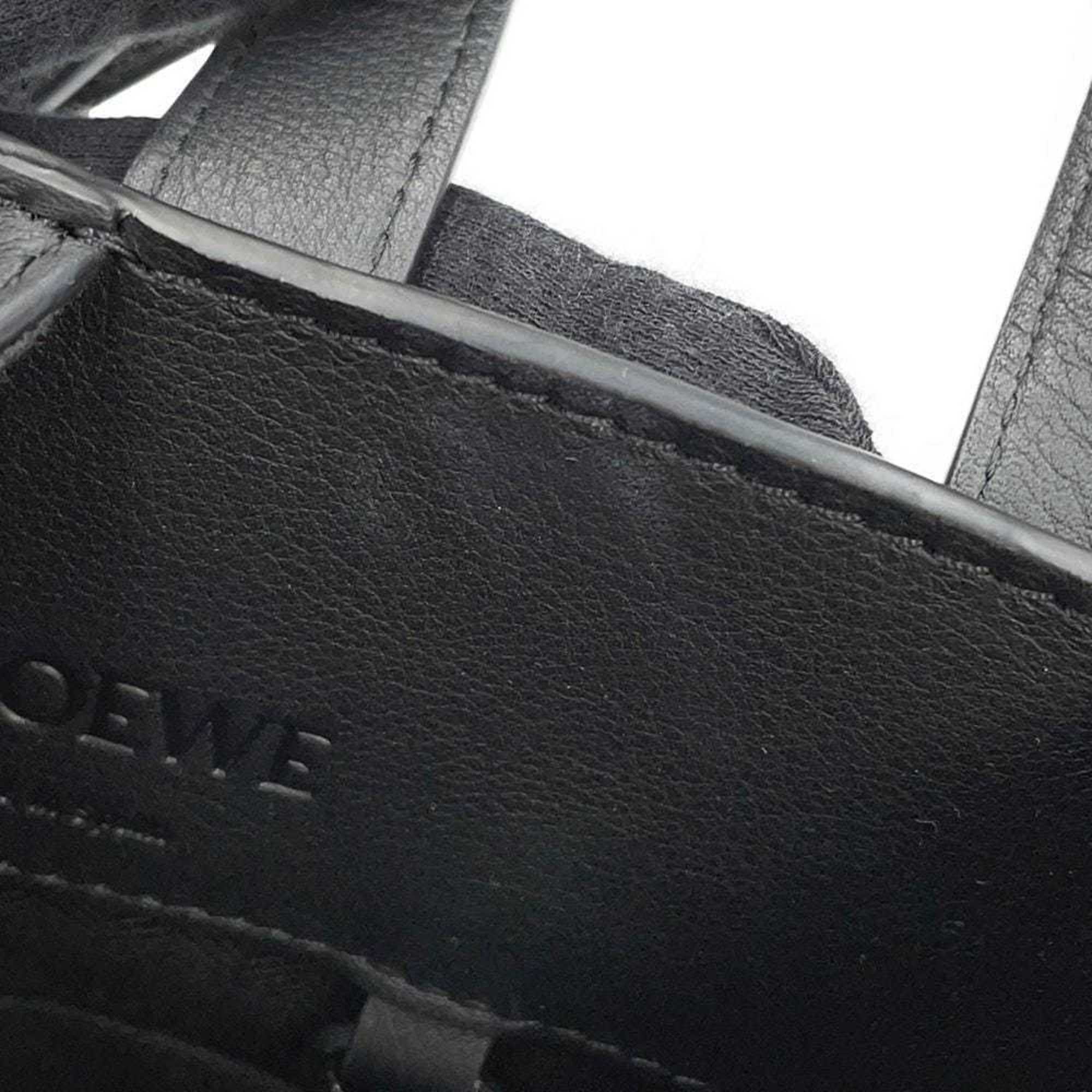 LOEWE Handbag Hammock Compact Calf Leather A538H13X10 2way Shoulder Bag Black