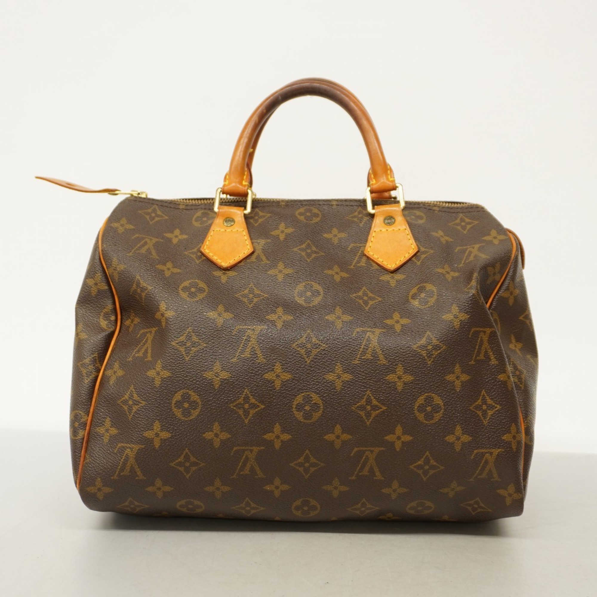 Louis Vuitton Handbag Monogram Speedy 30 M41108 Brown Ladies