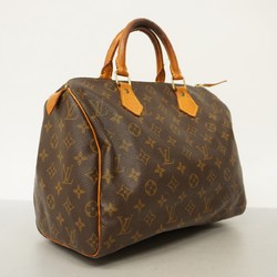 Louis Vuitton Handbag Monogram Speedy 30 M41108 Brown Ladies