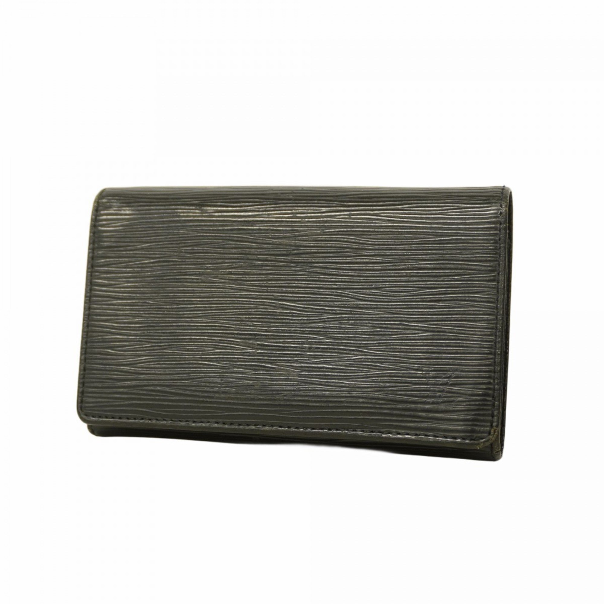 Louis Vuitton Wallet Epi Portefeuille Tresor M63972 Noir Men's Women's