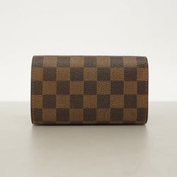 Louis Vuitton Wallet Damier Portefeuille Tresor N61736 Ebene Men's Women's