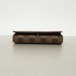 Louis Vuitton Wallet Damier Portefeuille Tresor N61736 Ebene Men's Women's